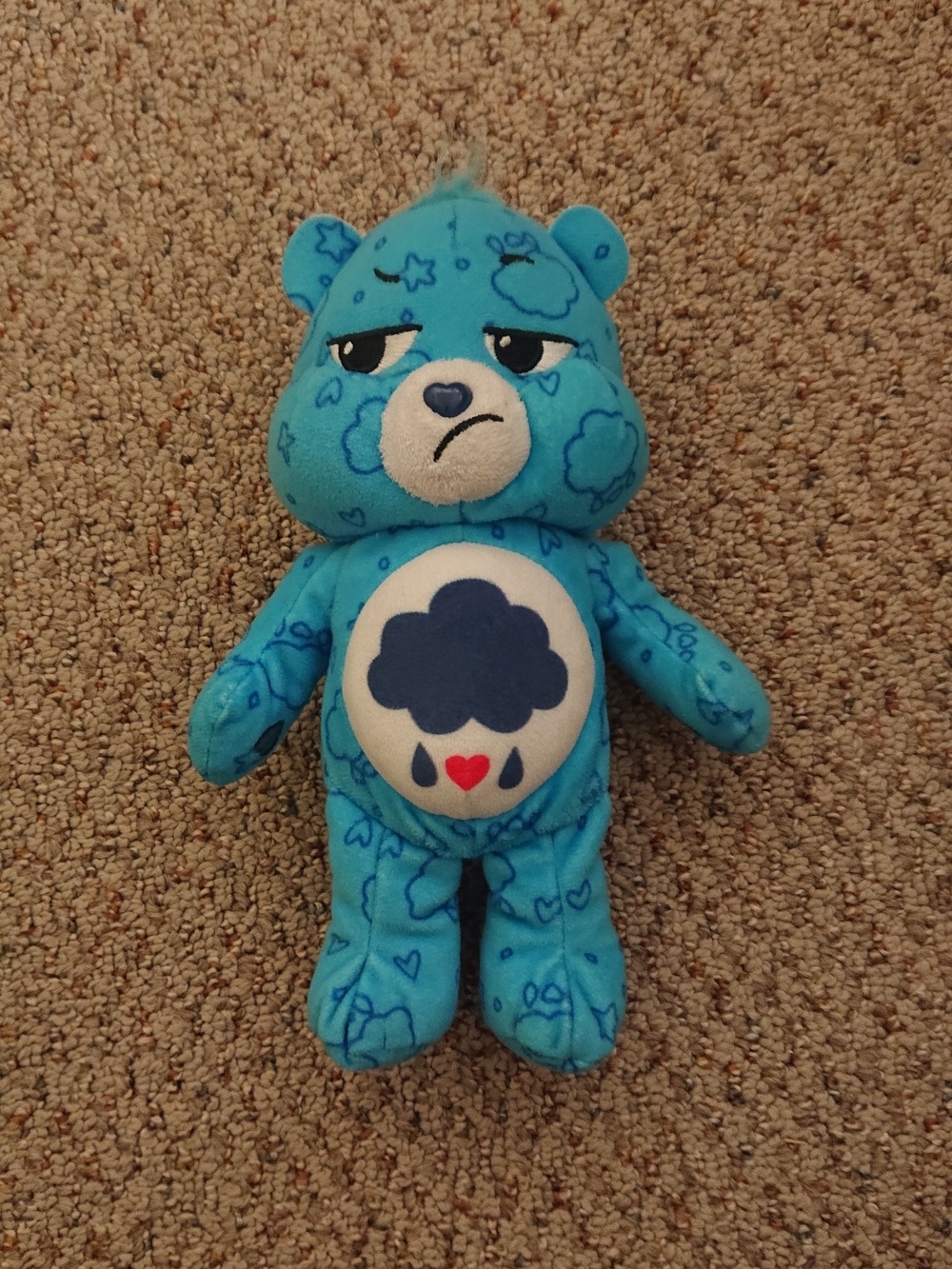 2024 Care Bears - Blue Grumpy Bear Plush by Basic Fun - Unlock The Magic